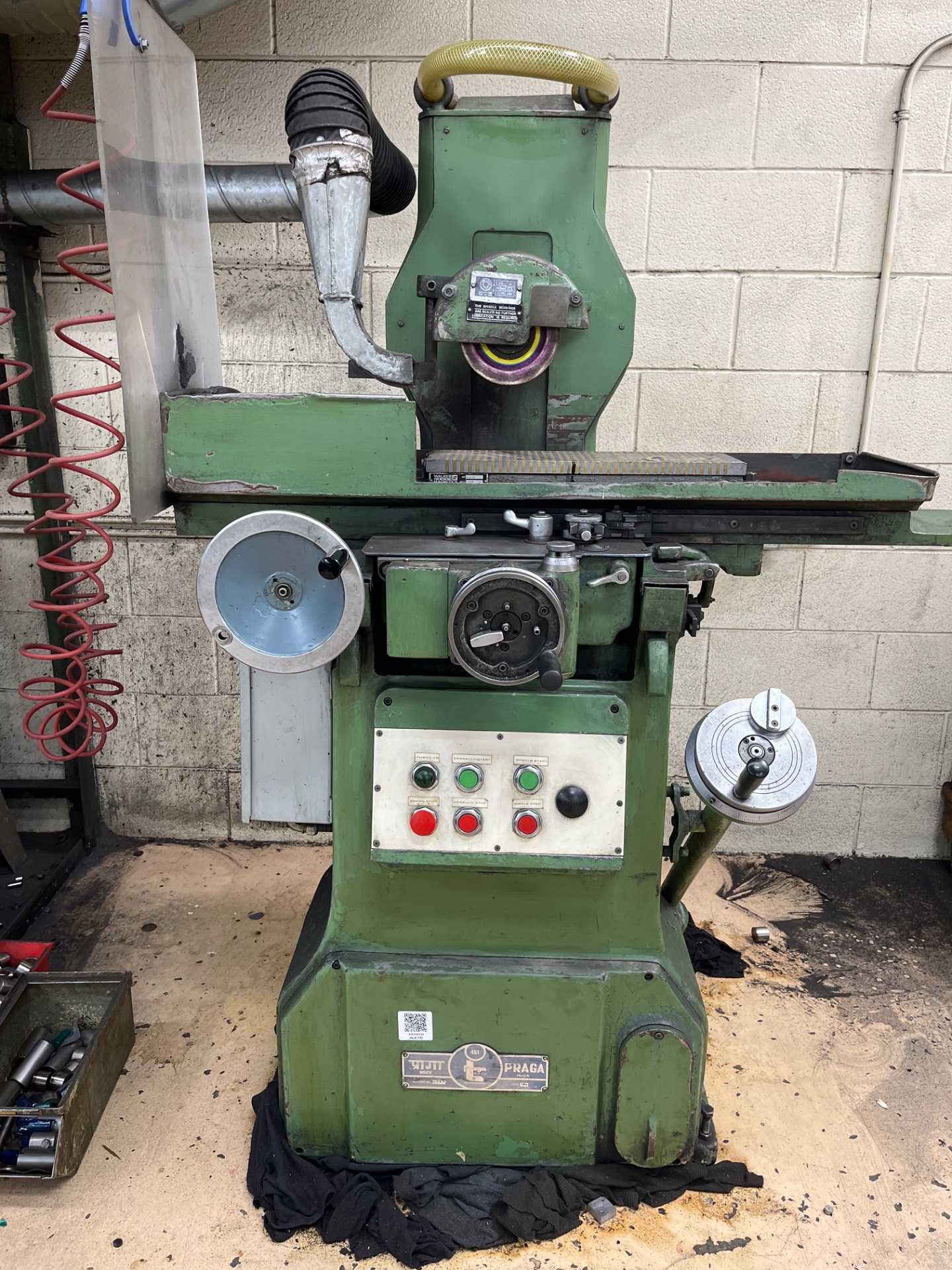 1984 Praga 451 Surface Grinder - 480V, 1HP, 2880 RPM, 26X6'' Table - SURFACE GRINDERS
