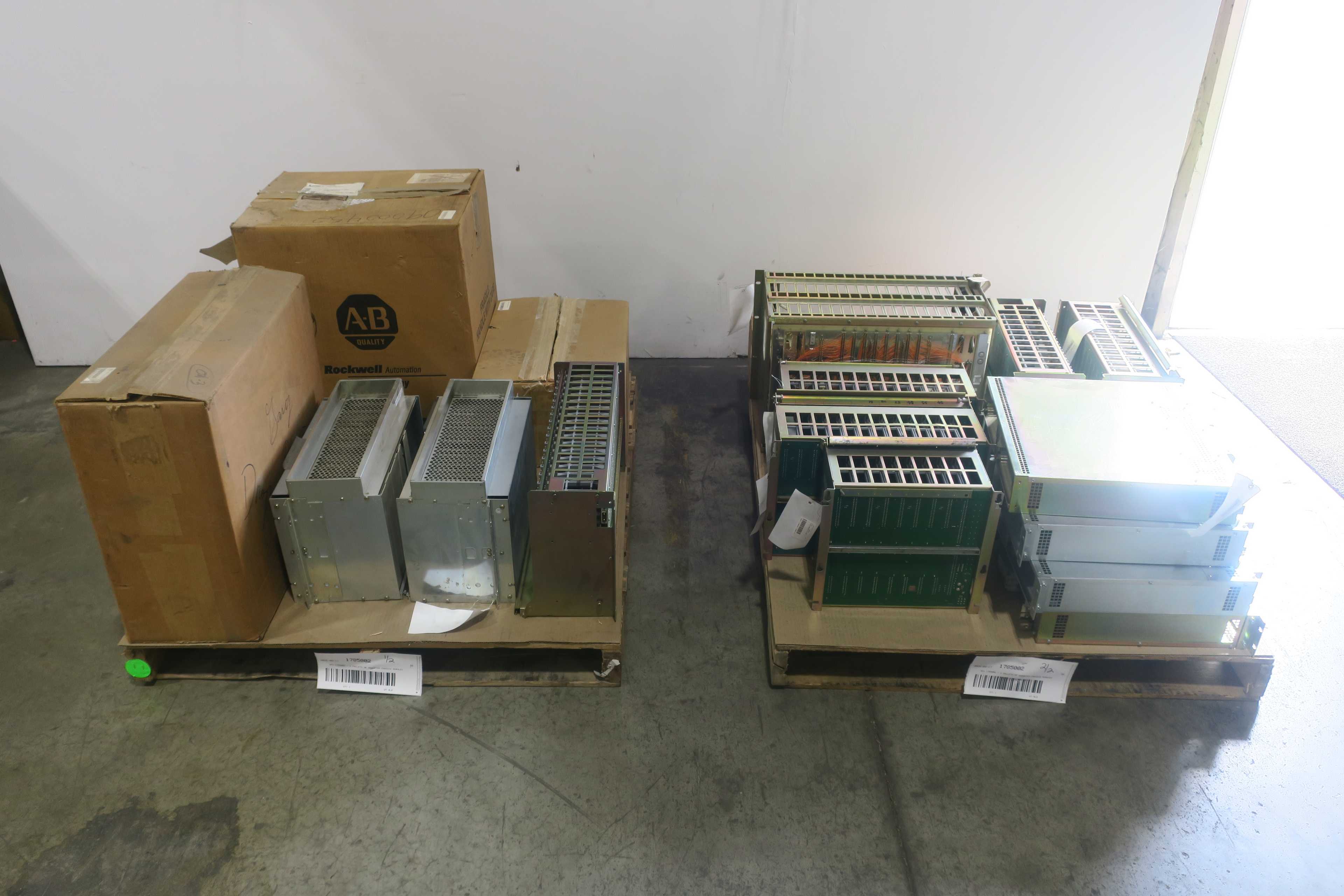 SKU 1785002 - 2 PALLETS OF ASSORTED CHASSIS MODULES - AUTOMATION & CONTROLS