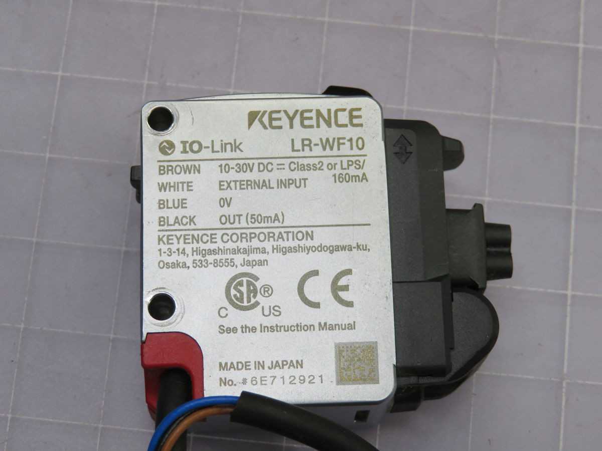 KEYENCE LR-WF10 PHOTOELECTRIC SENSOR T251148 - SENSORS