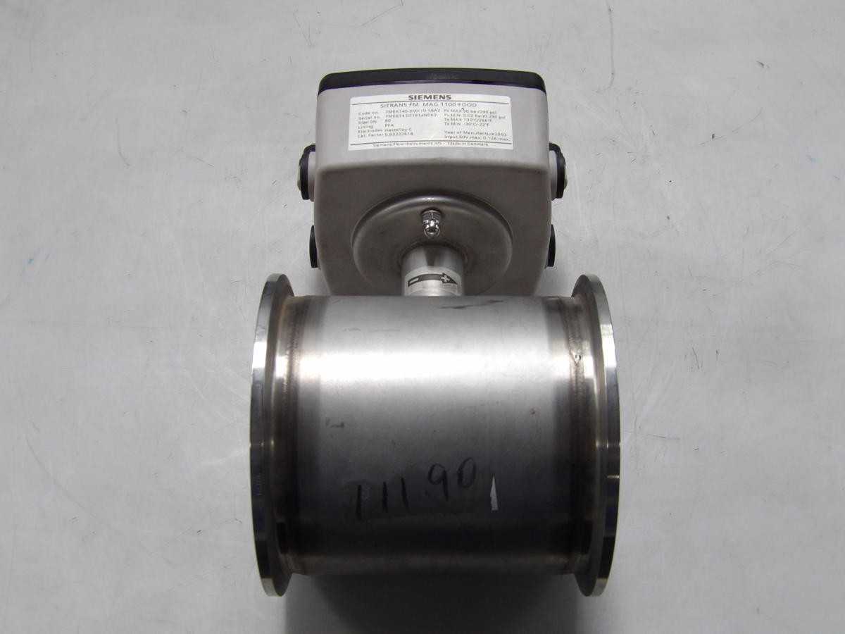 SIEMENS 7ME6140-3MK10-1AA2 SITRAN FM MAG 1100 FOOD ELECTROMAGNETIC FLOW SENSOR T195201 - PRESSURE TRANSMITTER