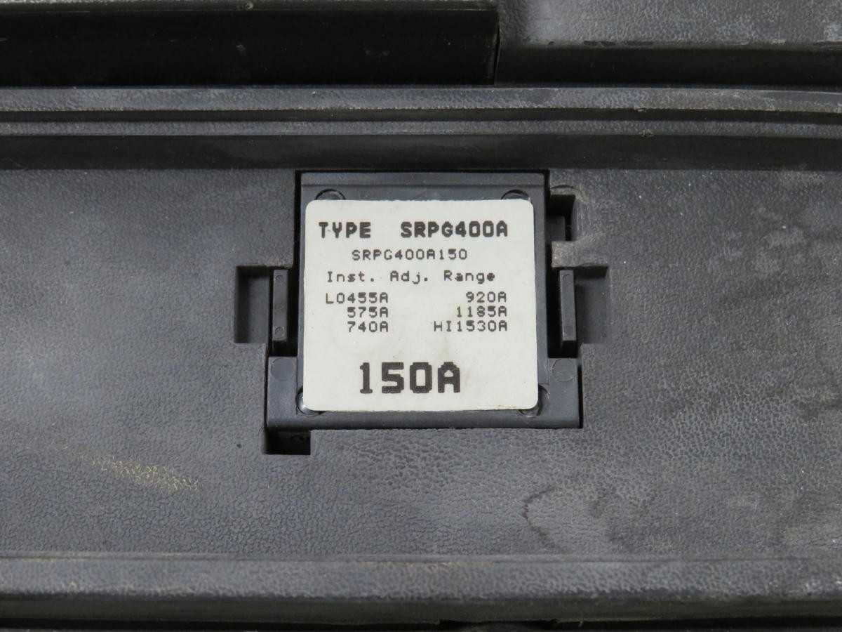 GE SGHA36AT0400 Hi Break Circuit Breaker 400 Amp 600 VAC 3 Pole T195247 - INDUSTRIAL PARTS