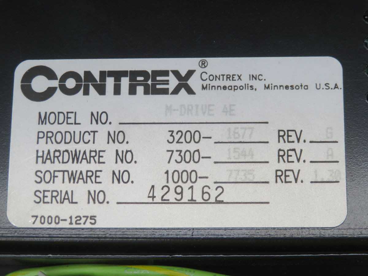 CONTREX M-DRIVE 4E DC DRIVE T258112 - DC DRIVES