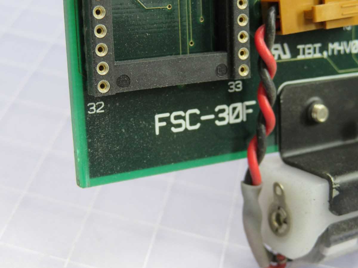 FUJI ELECTRIC FSC-30F PC MODULE T249150 - PLC MODULES