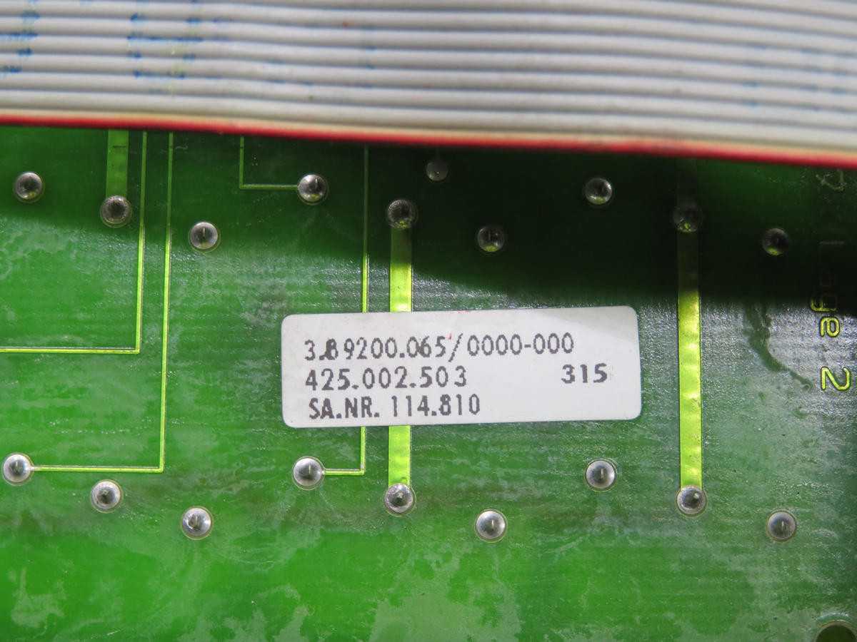 ARBURG 472 ACTIONICA KEYPAD OPERATOR CONTROL PANEL T234089 - PCB CIRCUIT BOARDS