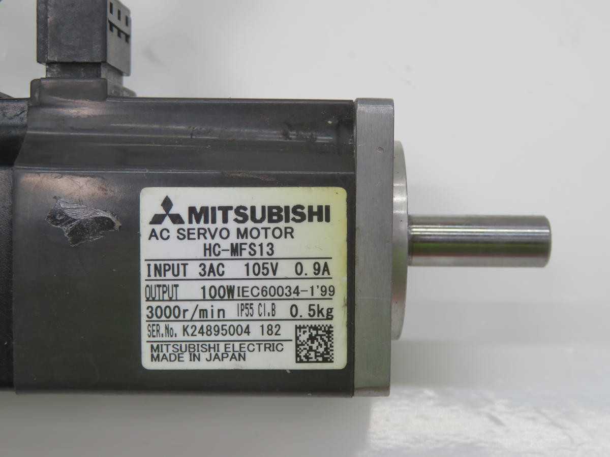 MITSUBISHI HC-MFS13 AC SERVO MOTOR T243254 - SERVO
