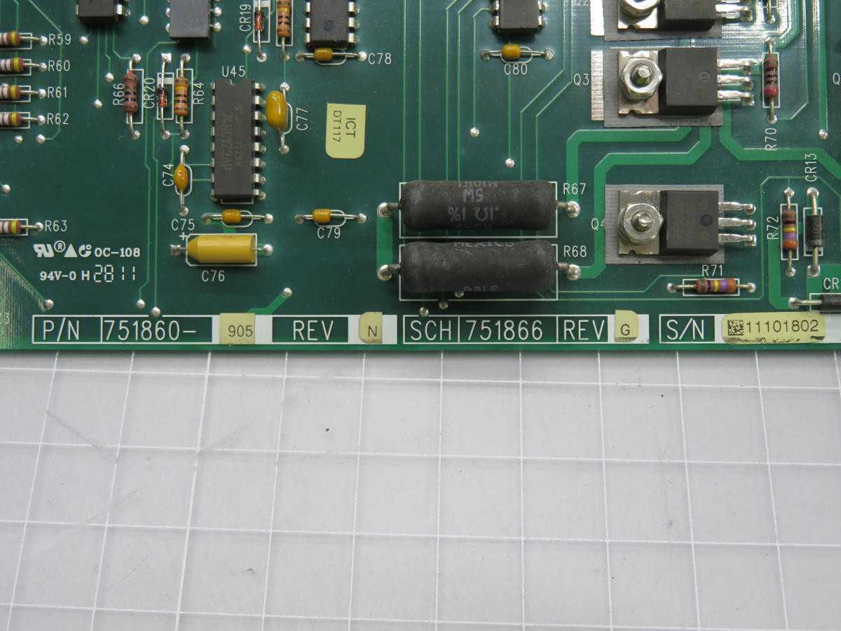 SCH 751866 751866-905 BOARD ASSEMBLY T221072 - PCB CIRCUIT BOARDS
