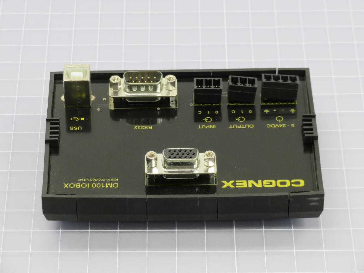 COGNEX DM100 IOBOX IOB10 200-3001-RAR CAMERA BREAKOUT T218121 - PLC MODULES