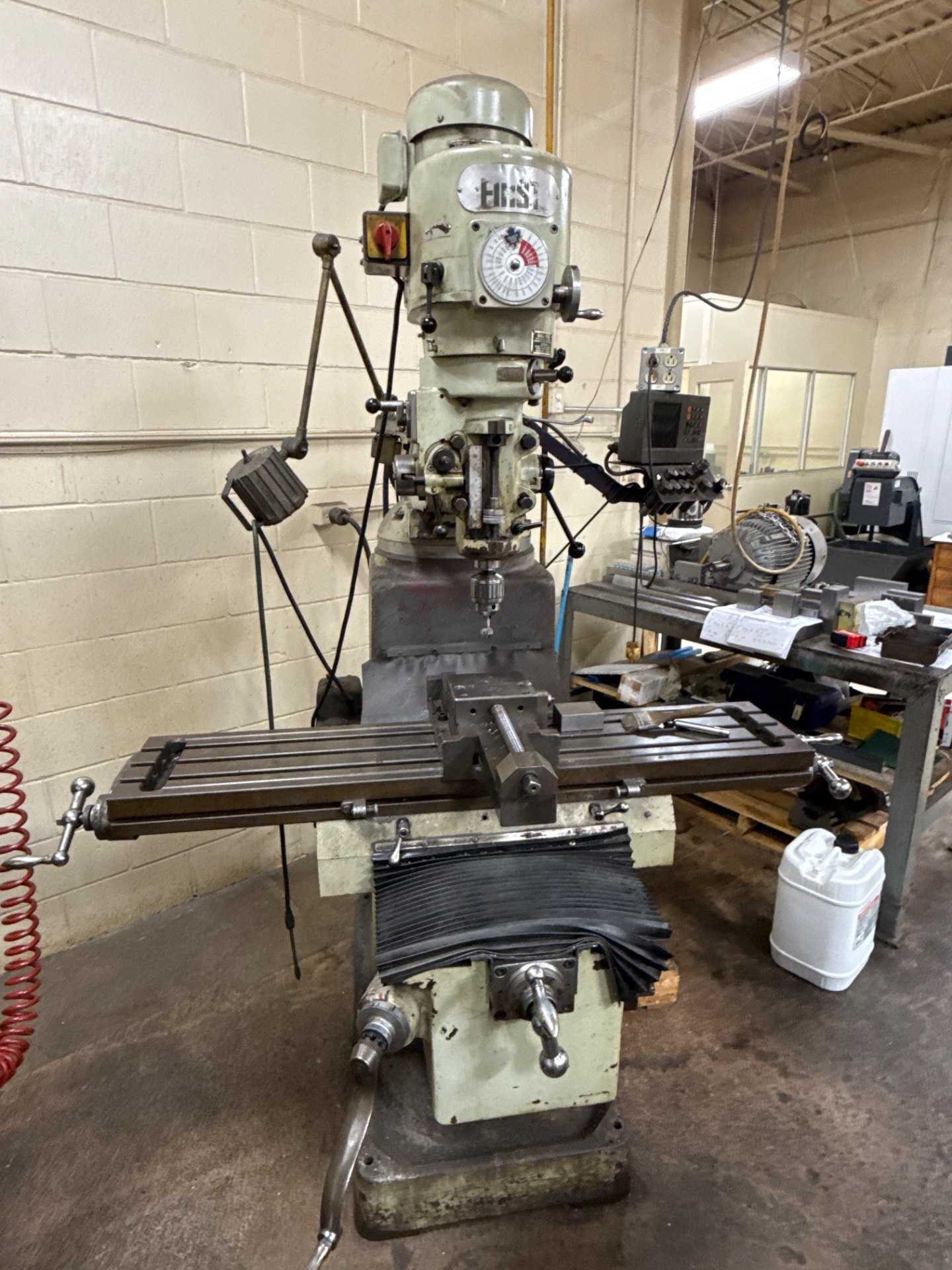 1995 First LC-185VS Vertical Milling Machine, 48X10 Table, 4500 RPM, 3 HP - VERTICAL MILLING MACHINES