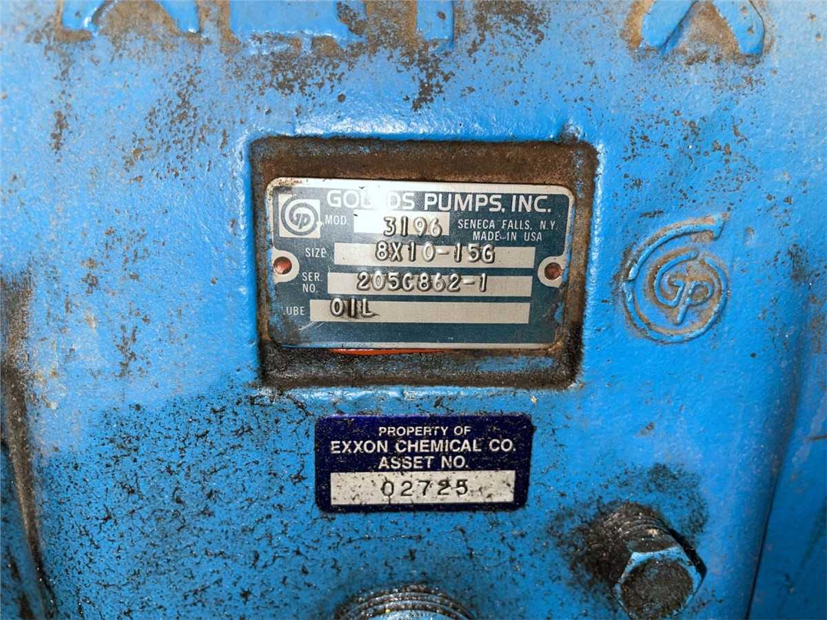 40 HP Goulds 3196 Water Pump, 3500 GPM, 8'' Discharge, Includes Motor - CENTRIFUGAL PUMP