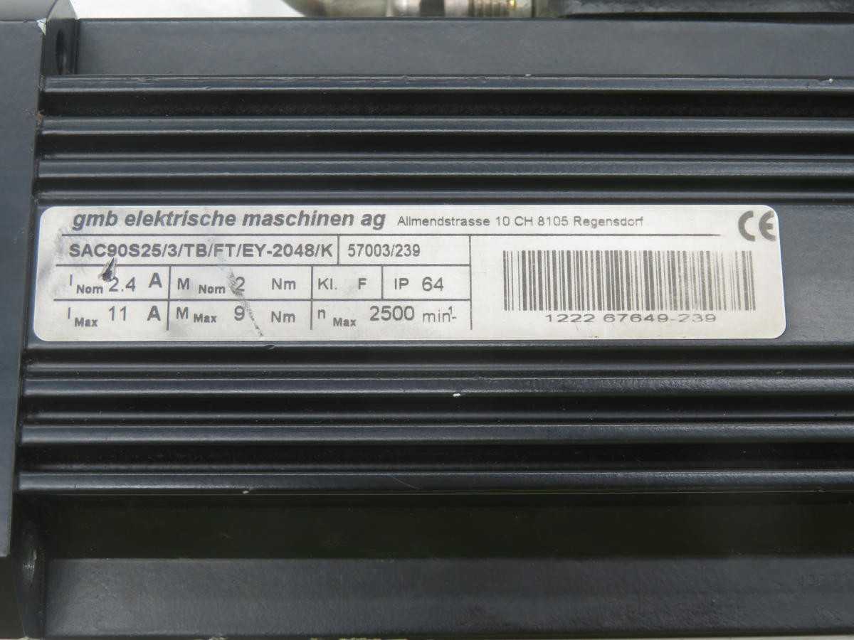 GMB CH-8105 SERVO MOTOR
T226711 - SERVO