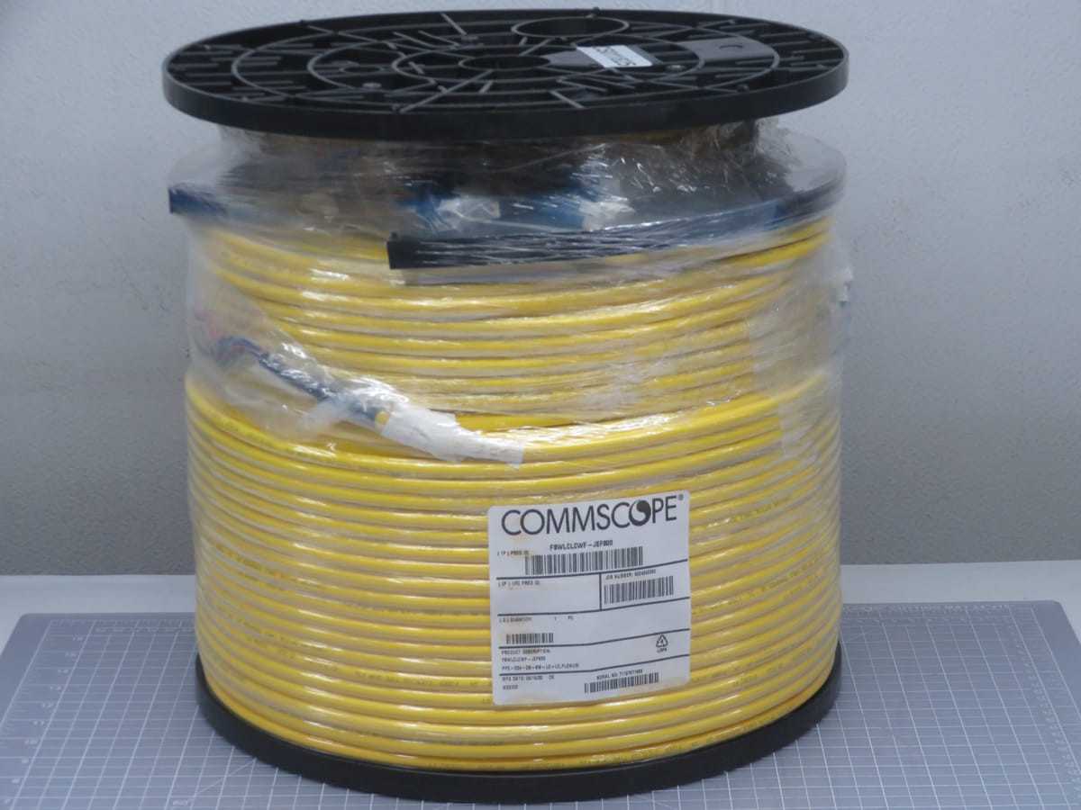 COMMSCOPE FSWLCLCWF-JEF800 LC/UPC TO LC/UPC DISTRIBUTION CABLE 24-FIBER PLENUM T198041 - FIBER OPTIC CABLE