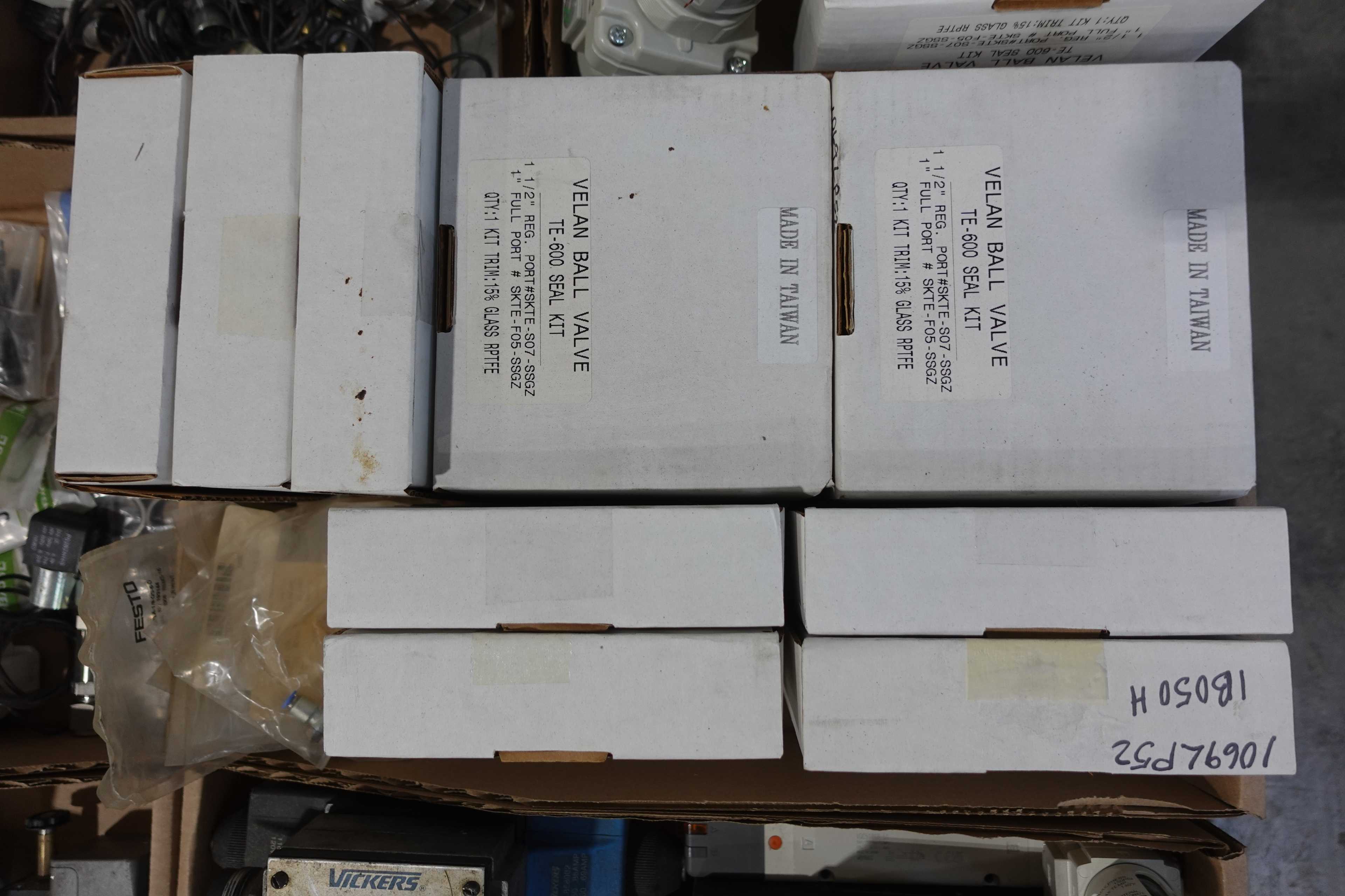 SKU 1769256 - 6 PALLETS OF ASSORTED VALVES, VALVE PARTS AND ACCESSORIES - VALVE PARTS & ACCESSORIES
