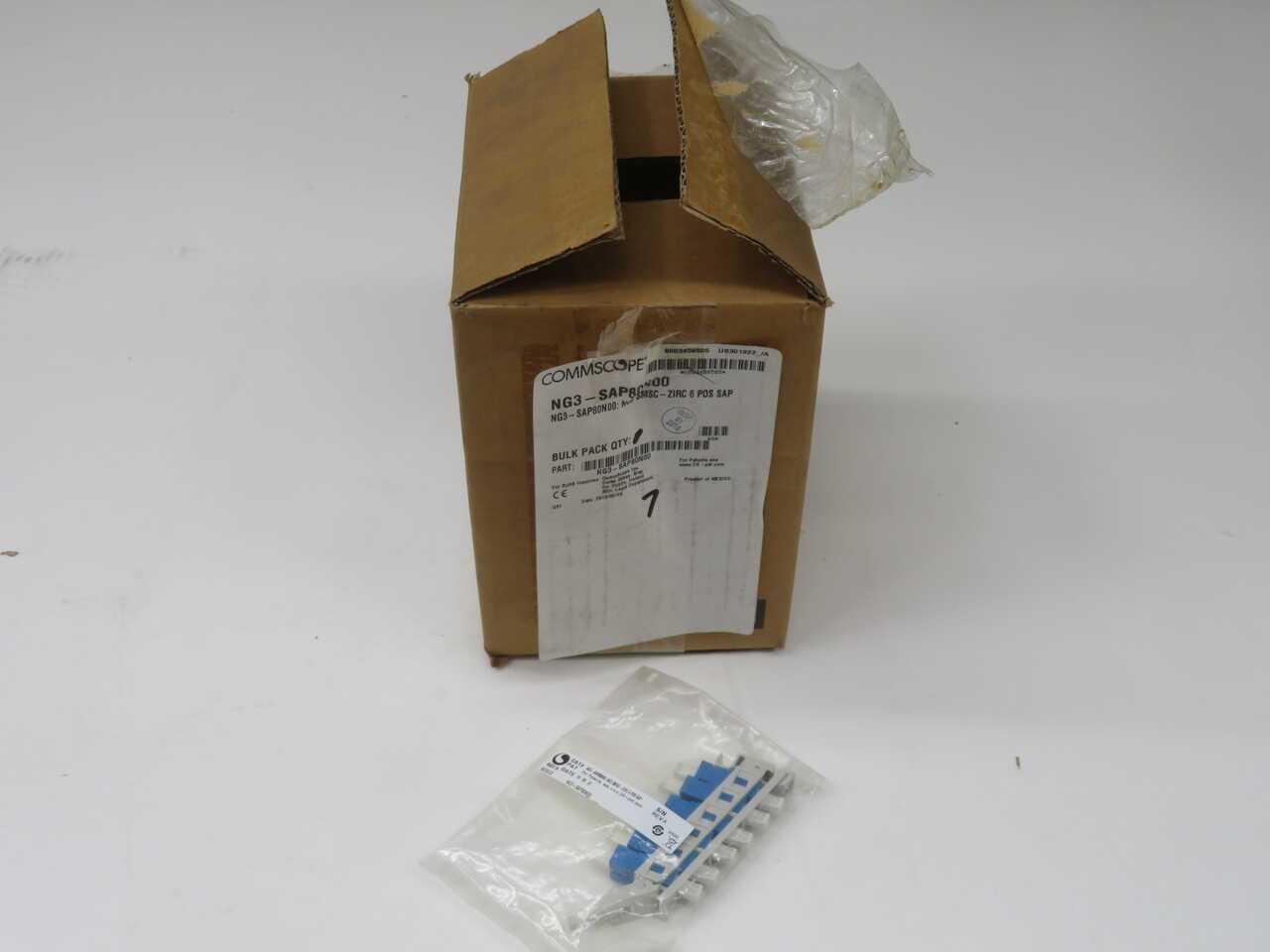 Lot Of 7 CommScope NG3-SAP80N00 Sliding Adapter Pack T272029 - FIBER OPTIC CABLE