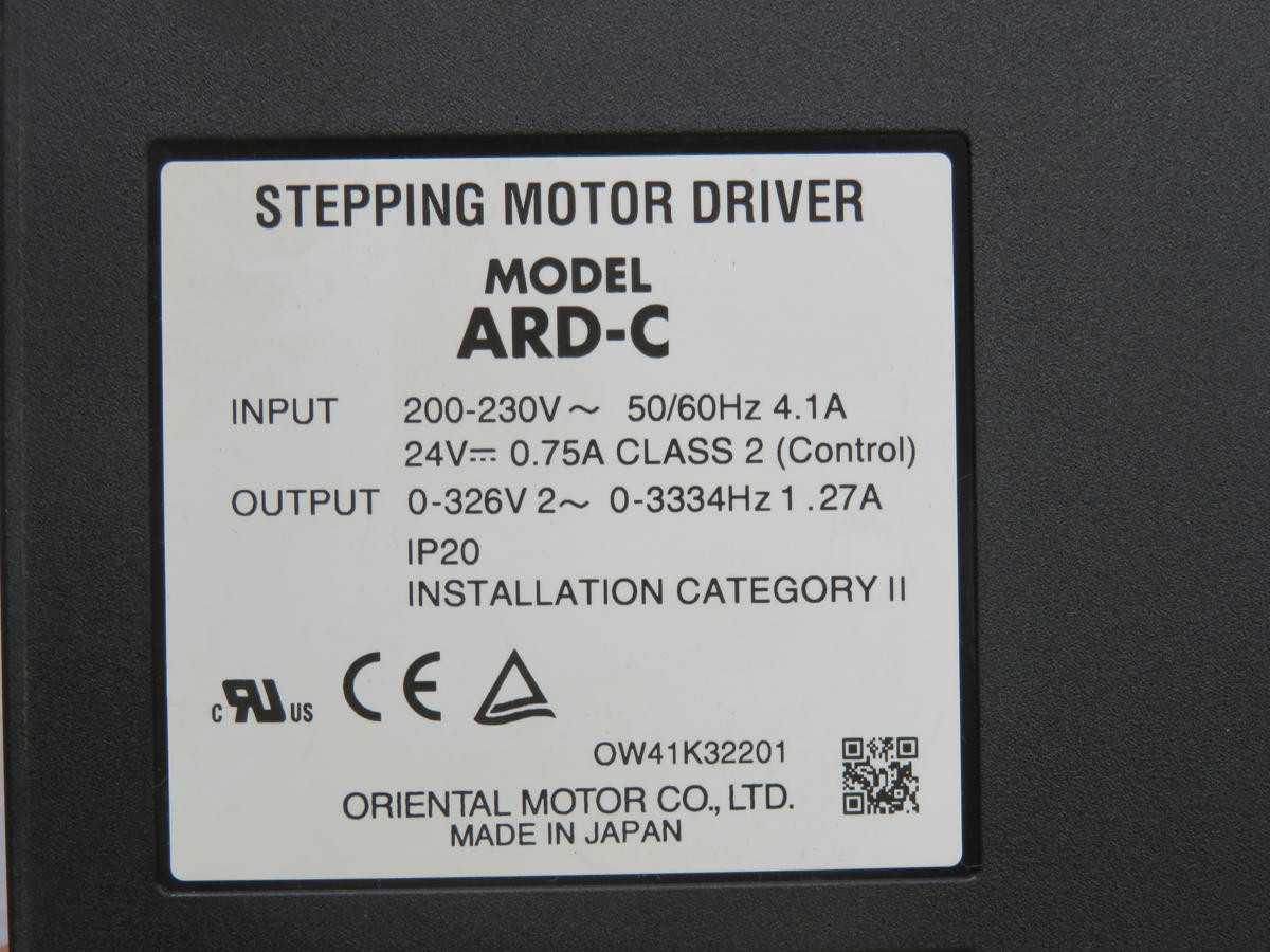 ORIENTAL ARD-C STEPPING MOTOR DRIVER T229808 - MOTOR DRIVES