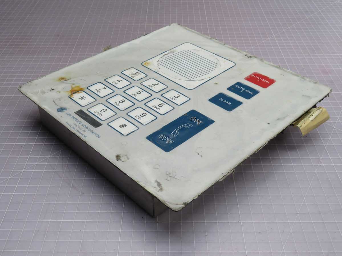 GAI-TRONICS 295F PHONE PANEL MOUNT T251585 - OPERATOR INTERFACE PANELS