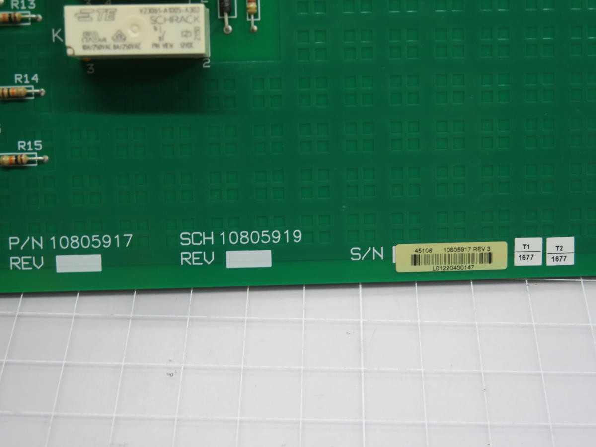 Siemens 10805917 Rev 3 Motor Control Board T209384 - PCB CIRCUIT BOARDS