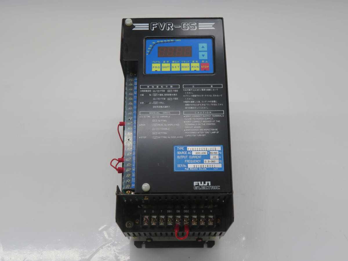Fuji Electric FVR022G5B-2EB Variable Drive - High Performance Motor Control - MOTOR DRIVES