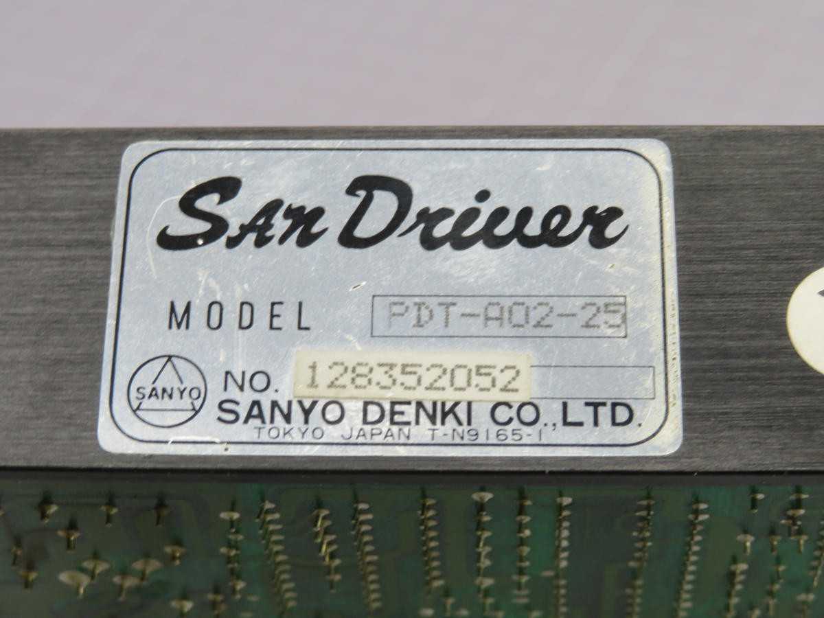 SANYO DENKI PDT-A02-25 SAN DRIVER SERVO DRIVE T214479 - SERVO MOTORS