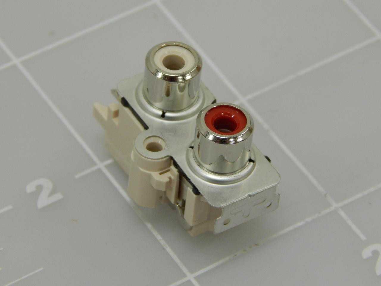 LOT OF 1000 JALCO YKC21-3230 JC040224A RCA CONNECTOR PHONO SOCKETS T84645 - PLUGS & RECEPTACLES