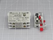 Lot Of 8 Moeller AGM2-11-PKZ2 Trip Indicating Auxiliary Contacts - DC CONTACTOR
