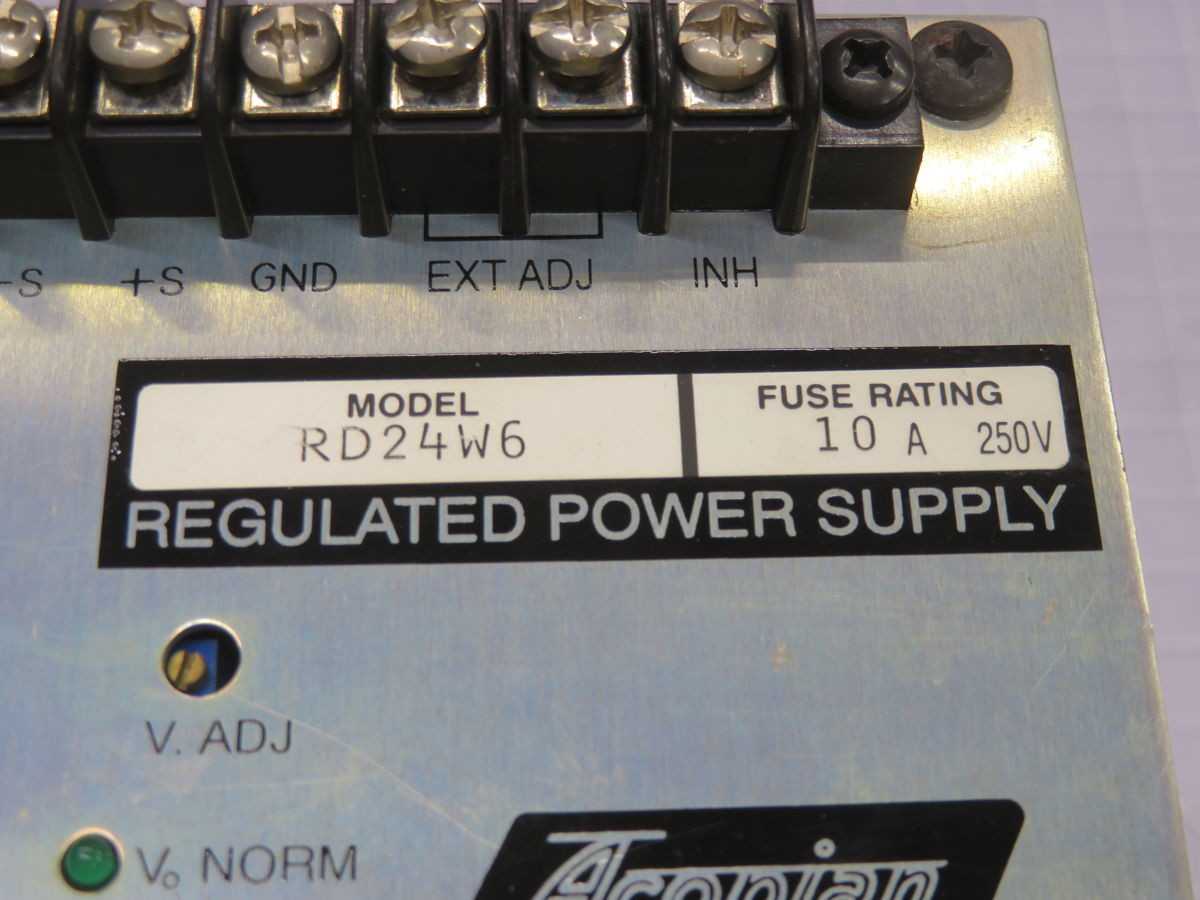 Acopian RD24W6 Gold Box Switching Regulated Power Supply T249740 - POWER SUPPLIES