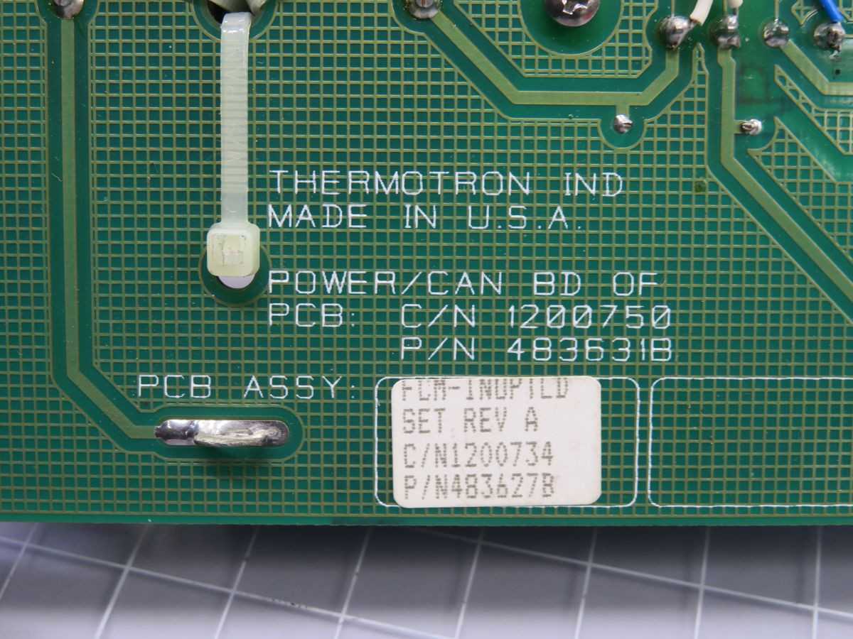THERMOTRON 483631B PCB ASSEMBLY T256663 - PCB CIRCUIT BOARDS