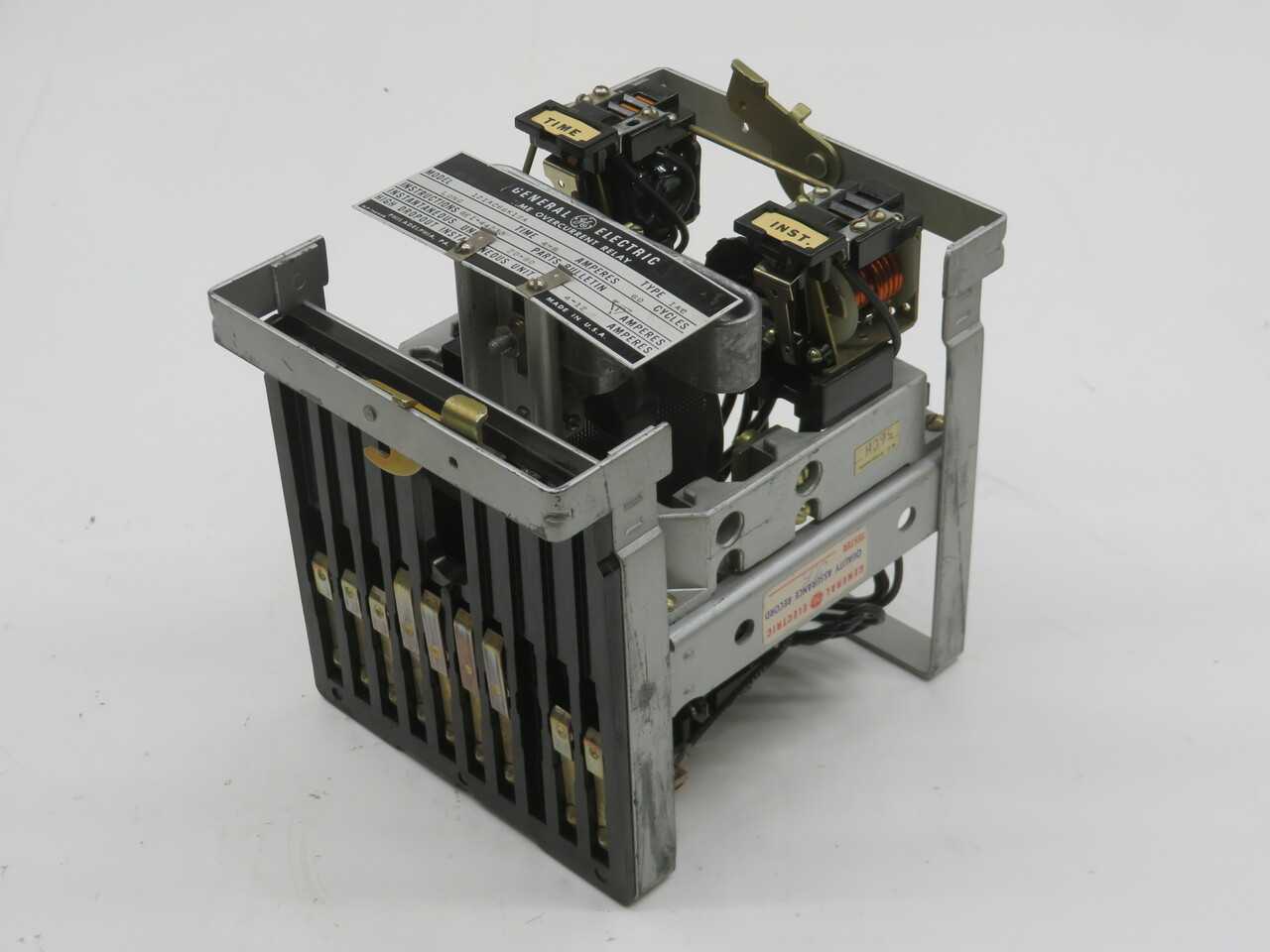 GE 12IAC66K19A TYPE IAC TIME OVERCURRENT RELAY T211676 - ELECTRICAL COMPONENTS