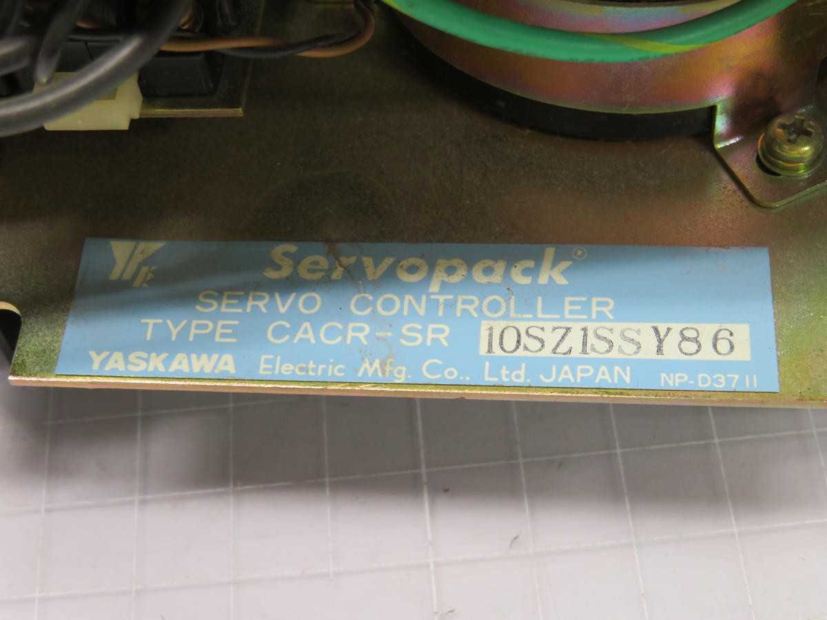 YASKAWA CACR-SR10SZ1SS-Y86 SERVO CONTROLLER / SERVO DRIVE T217104 - SERVO DRIVES