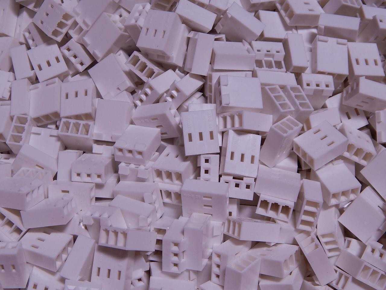 LOT OF 4600 0009508031 CRIMP HOUSING RAMPS T117217 - ELECTRICAL COMPONENTS
