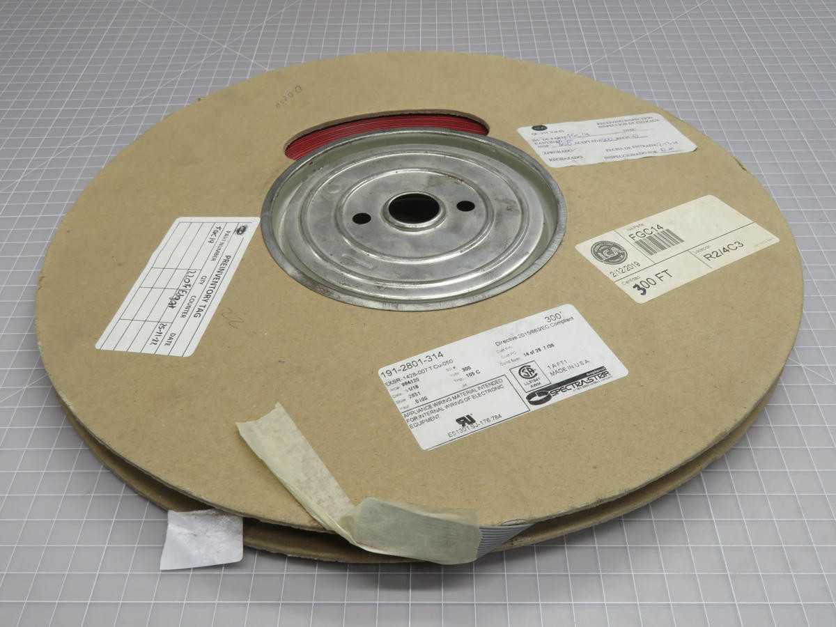 Lot Of 200 Ft Amphenol 191-2801-314 Spectra-Strip Flat Cables T204605 - RIBBON CABLE