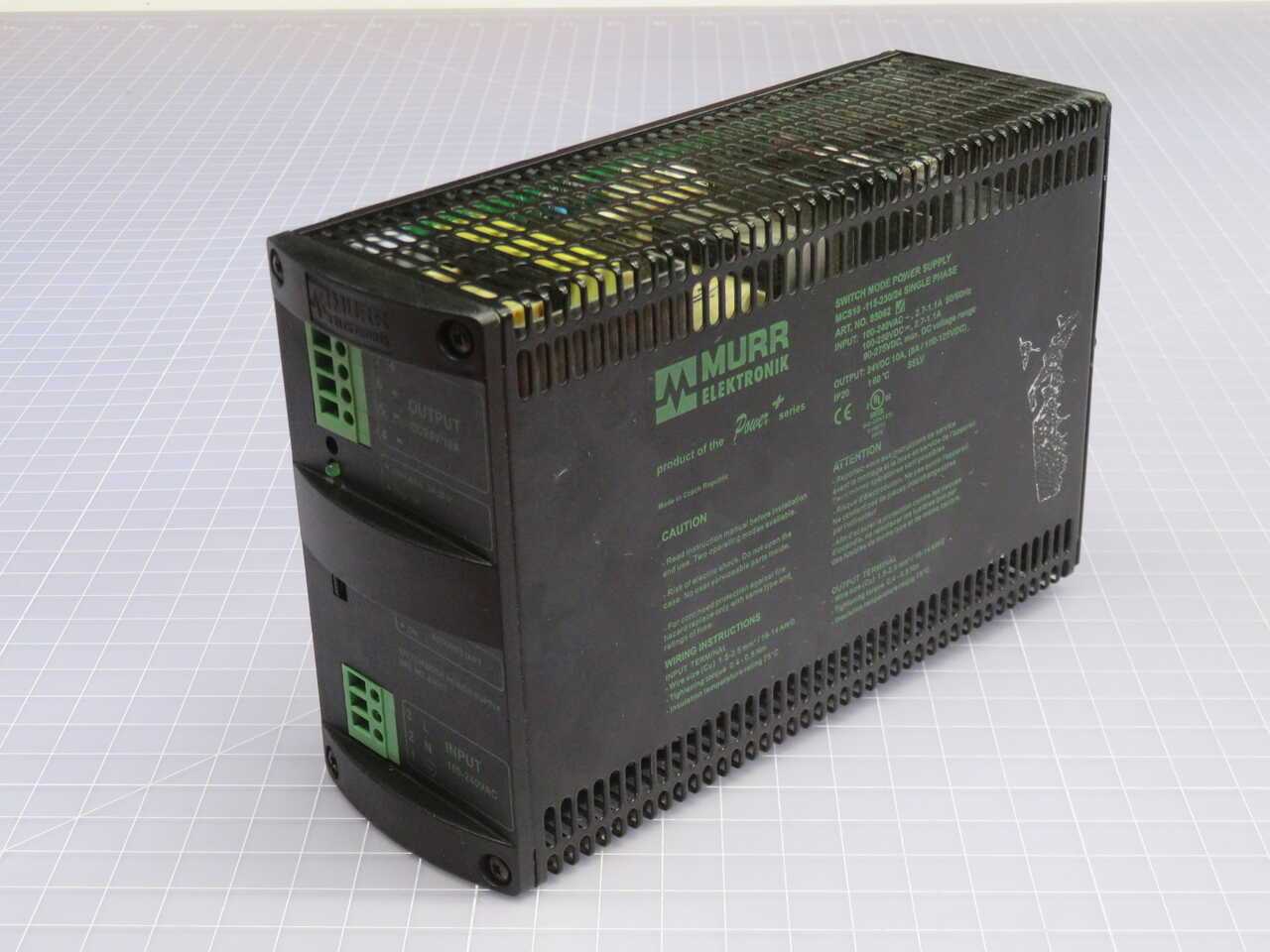 MURRELEKTRONIK MCS10-115-230/24 DIN-RAIL SWITCHING POWER SUPPLY, 10A 24VDC - POWER SUPPLIES