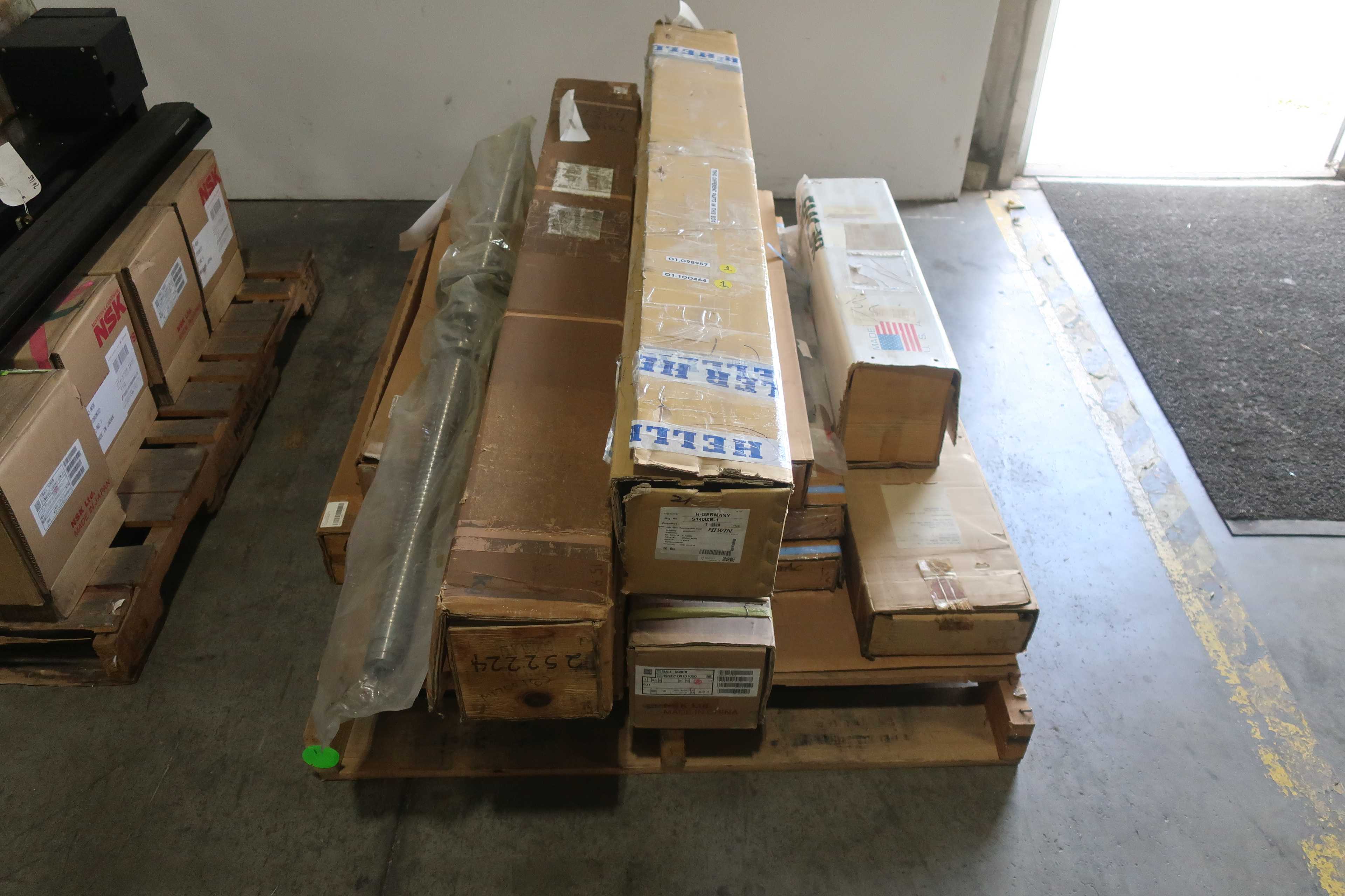 SKU 1772636 - 2 PALLETS OF ASSORTED LINEAR BALLSCREWS - LINEAR BEARING