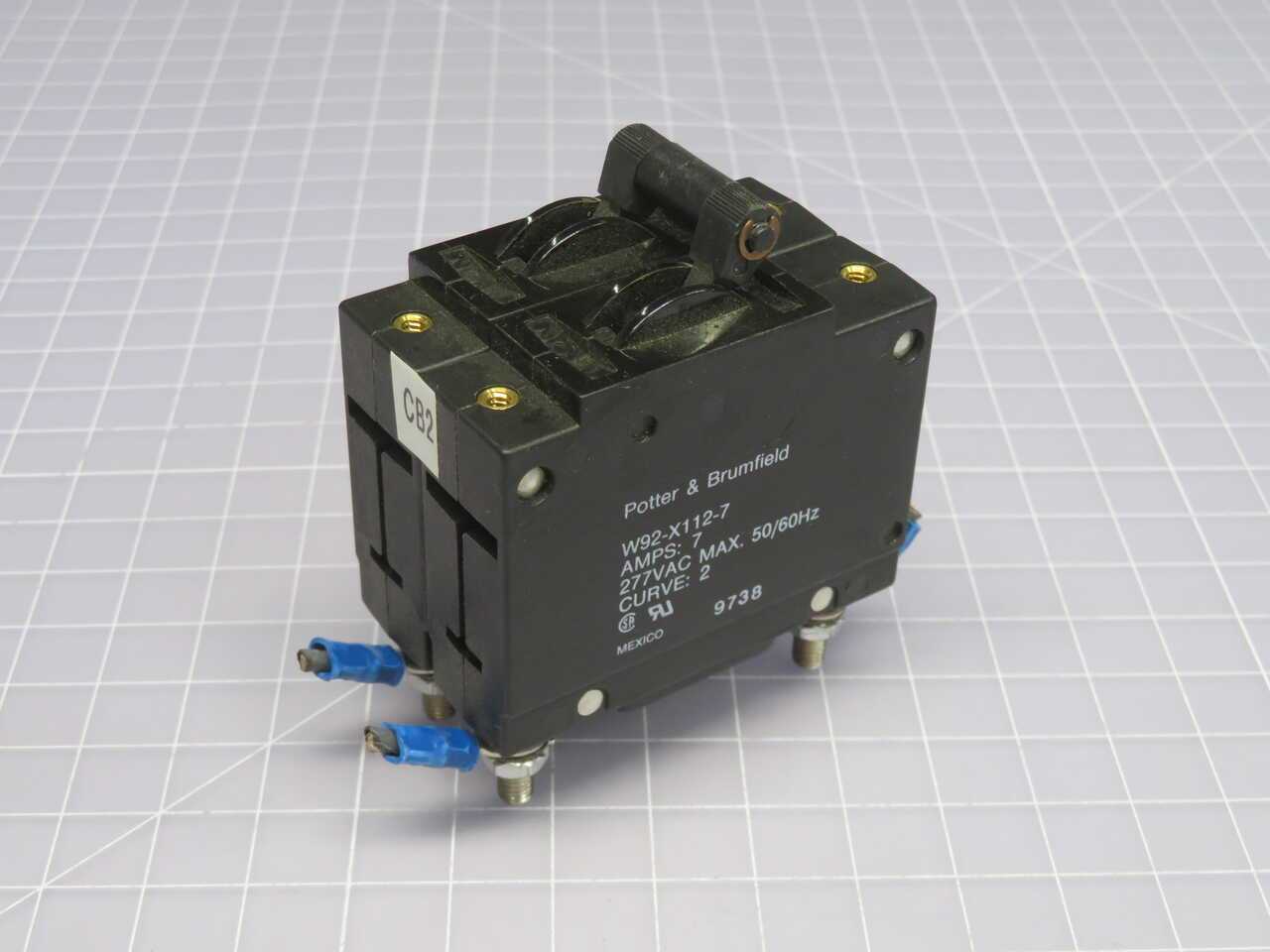 LOT OF 14 POTTER & BRUMFIELD W92-X112-7 CIRCUIT BREAKERS - CIRCUIT BREAKERS