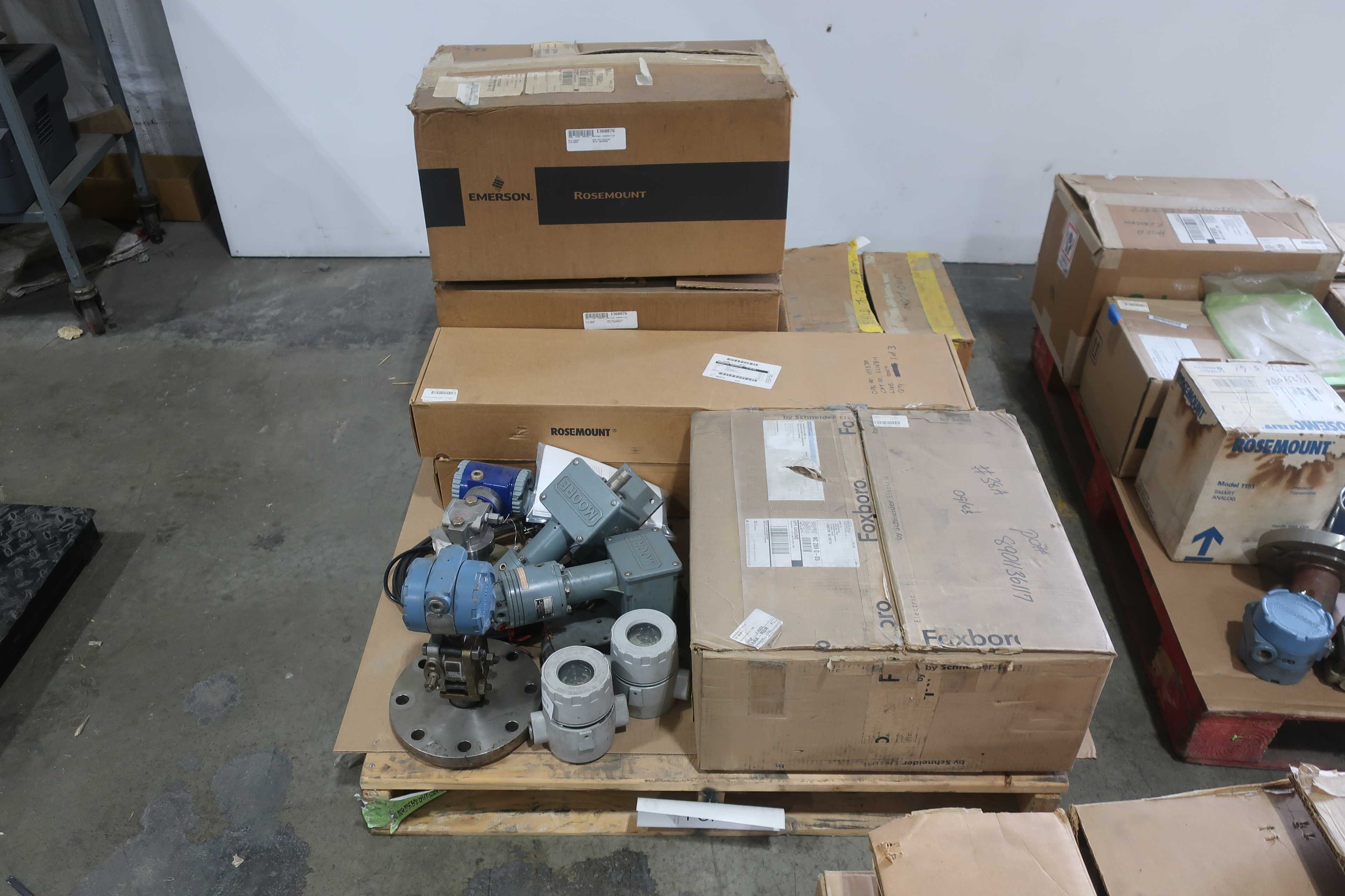 SKU 1761565 - 3 PALLETS OF ASSORTED TRANSMITTERS - INSTRUMENTATION