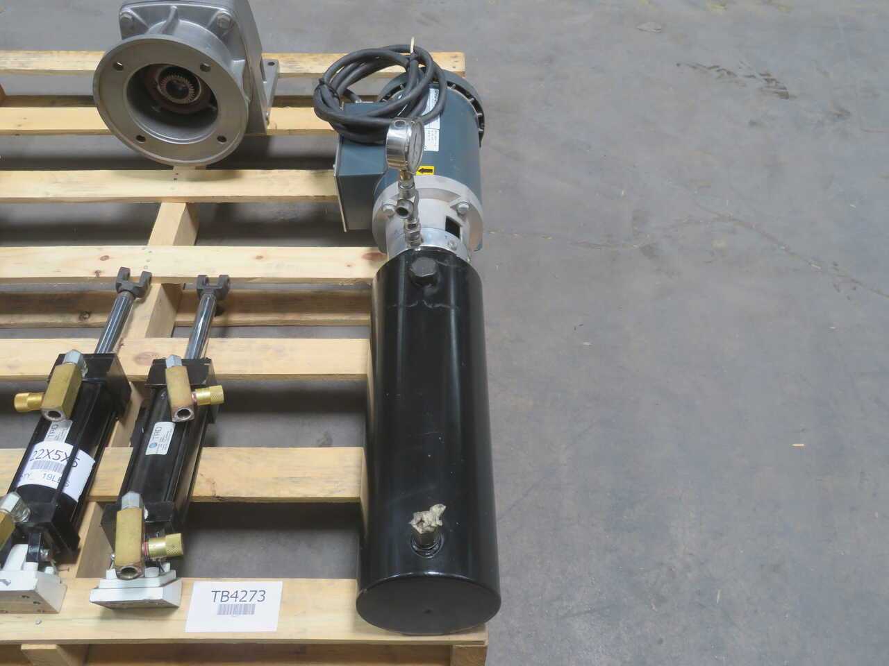 MARATHON 56B17F5305K G574 AC MOTOR W HYDRAULIC POWER UNIT - AC MOTOR