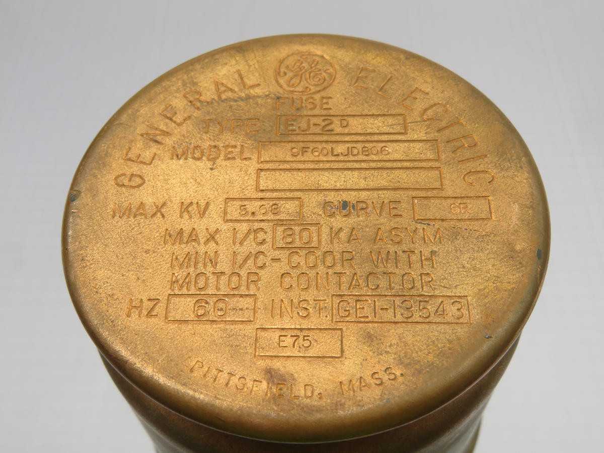 GE 9F60LJD806 MEDIUM VOLTAGE FUSE T212480 - FUSES