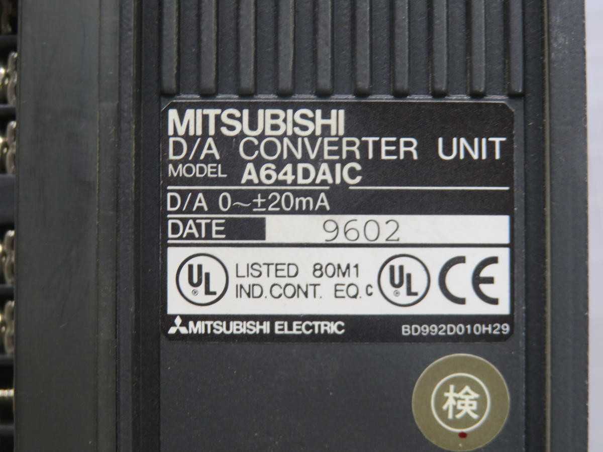 MITSUBISHI A64-DAIC MODULE OUTPUT T241326 - PLC MODULES