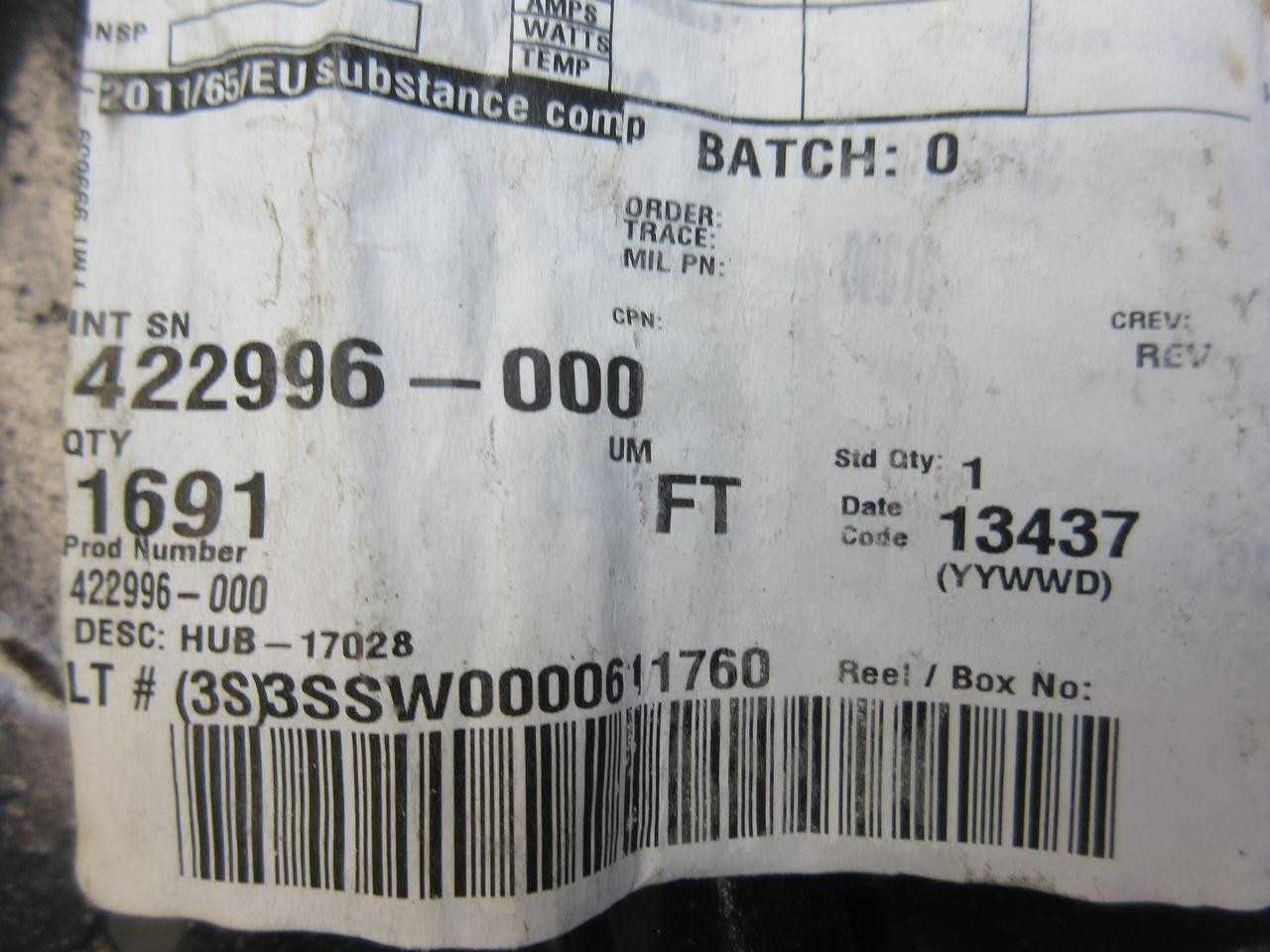 FIBER OPTIC CABLE ROLL BKTA 25 (1691 FT) T62231 - FIBER OPTIC CABLE