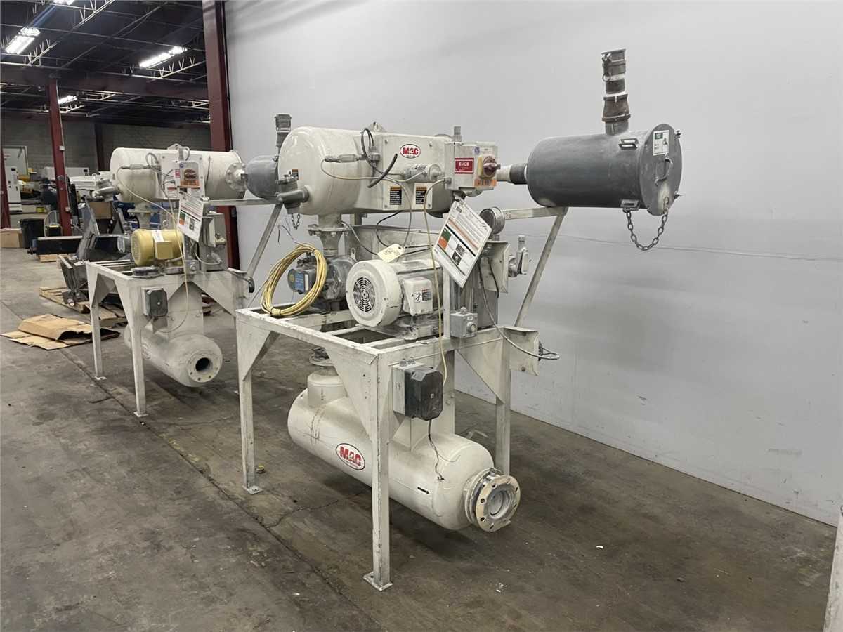 2002 Mac 563 Vacuum Conveyor - 7.5 HP, 210 CFM, 5" Discharge Size, Includes Motor - VACUUM PUMP