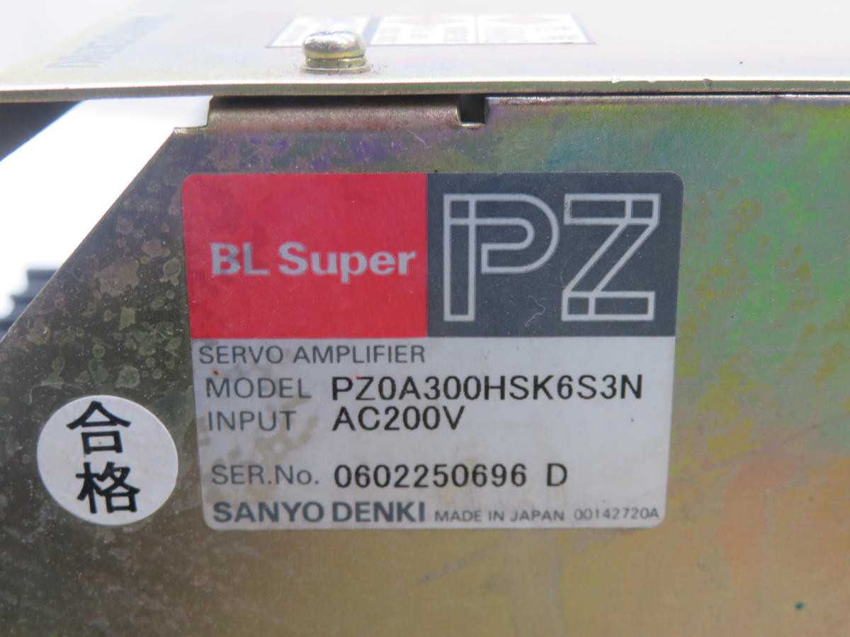SANYO DENKI PZ0A300HSK6S3N SERVO AMPLIFIER T228132 - SERVO