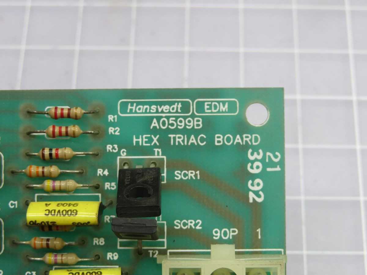 HANSVEDT A0599B Hex Triac Circuit Board T248821 - PCB CIRCUIT BOARDS