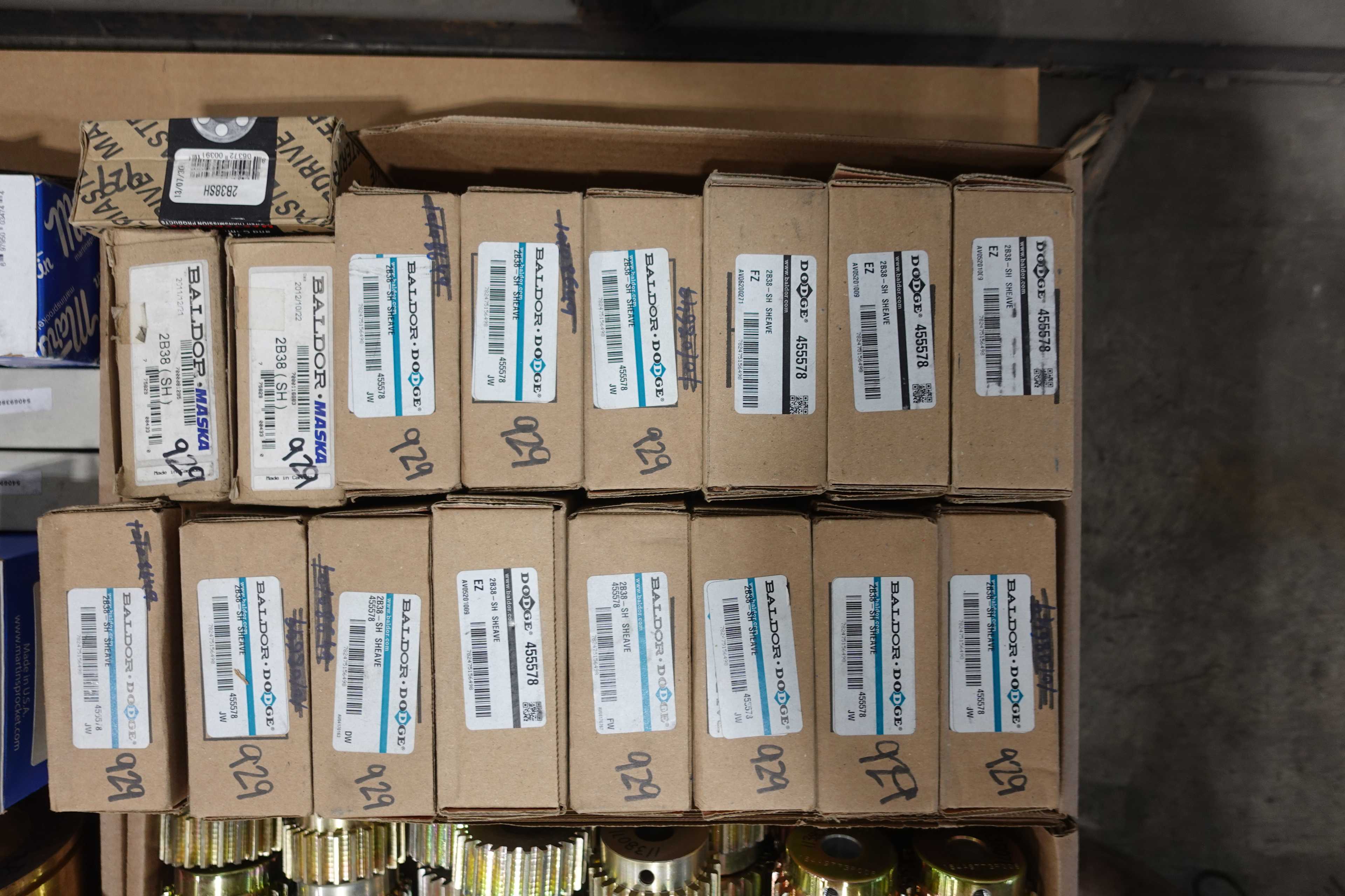 SKU 1769251 - 4 PALLETS OF ASSORTED POWER TRANSMISSION REPLACEMENT PARTS - POWER TRANSMISSION