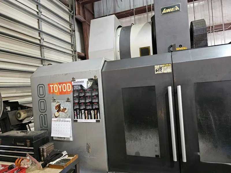 2006 Toyoda AWEA BM1200 Vertical Machining Center, 20 HP, Fanuc Control, 6000 RPM - VERTICAL MACHINING CENTERS