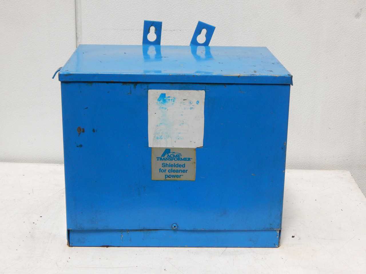 ACME T-2A-53340-1 THREE PHASE GENERAL PURPOSE TRANSFORMER 9 KVA 3 PH M2143 - PLANT & FACILITY