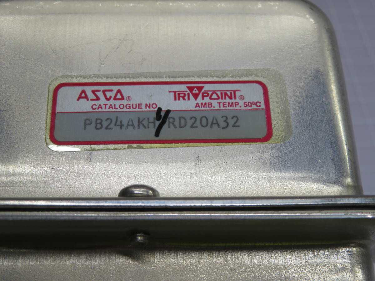 ASCO PB24AKH1/RD20A32 PRESSURE SWITCH T236657 - SENSORS
