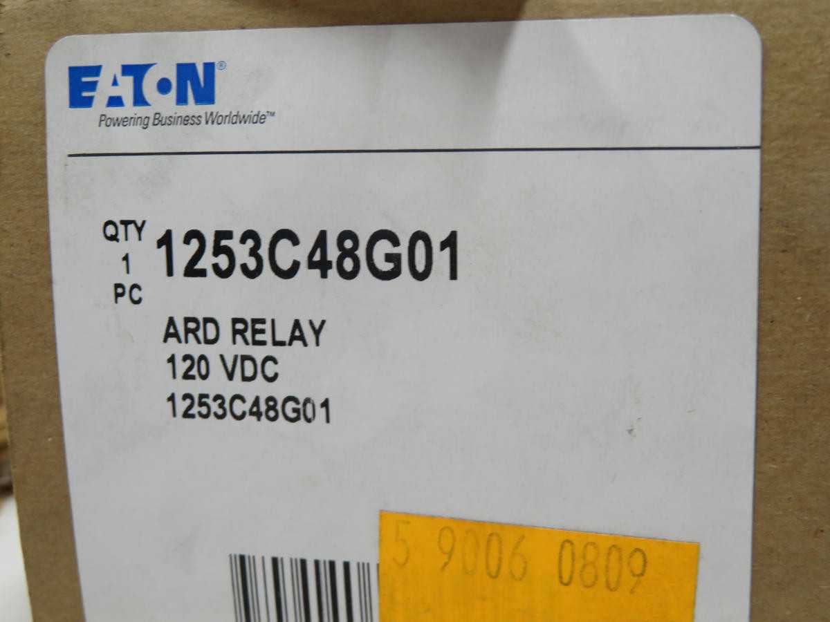 EATON 1253C48G01 RELAY AND TIMER COILS T206200 - CONTROL RELAY