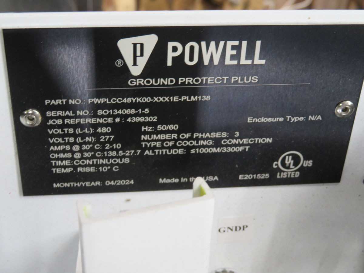 POWELL PWPLCC48YK00-XXX1E-PLM138 GROUND PROTECT PLUS T255892 - ELECTRICAL COMPONENTS