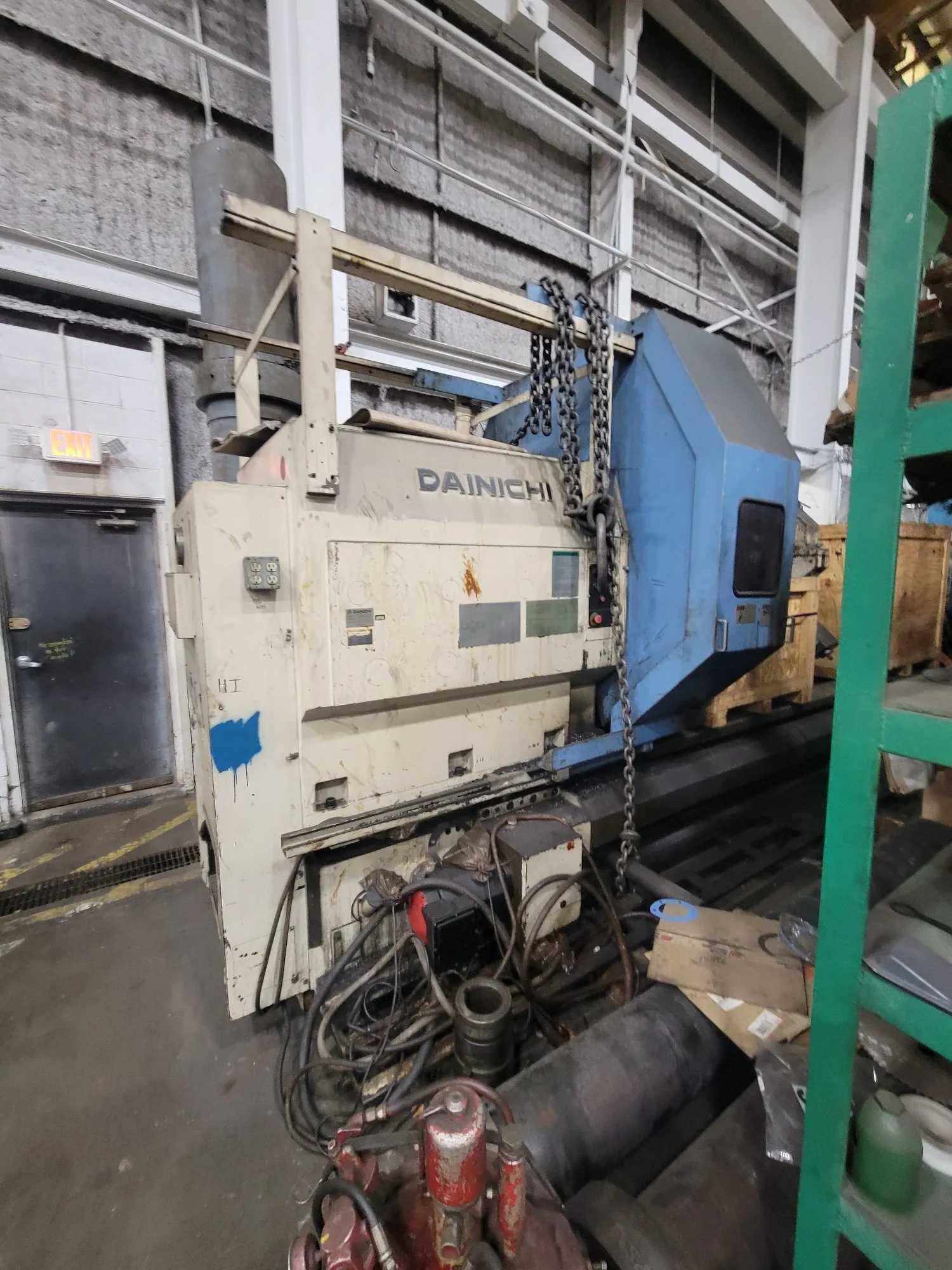 Used Dainichi W16 CNC Lathe | 75 HP, 250 RPM, 36" X-Axis, 119" Z-Axis - CNC LATHES