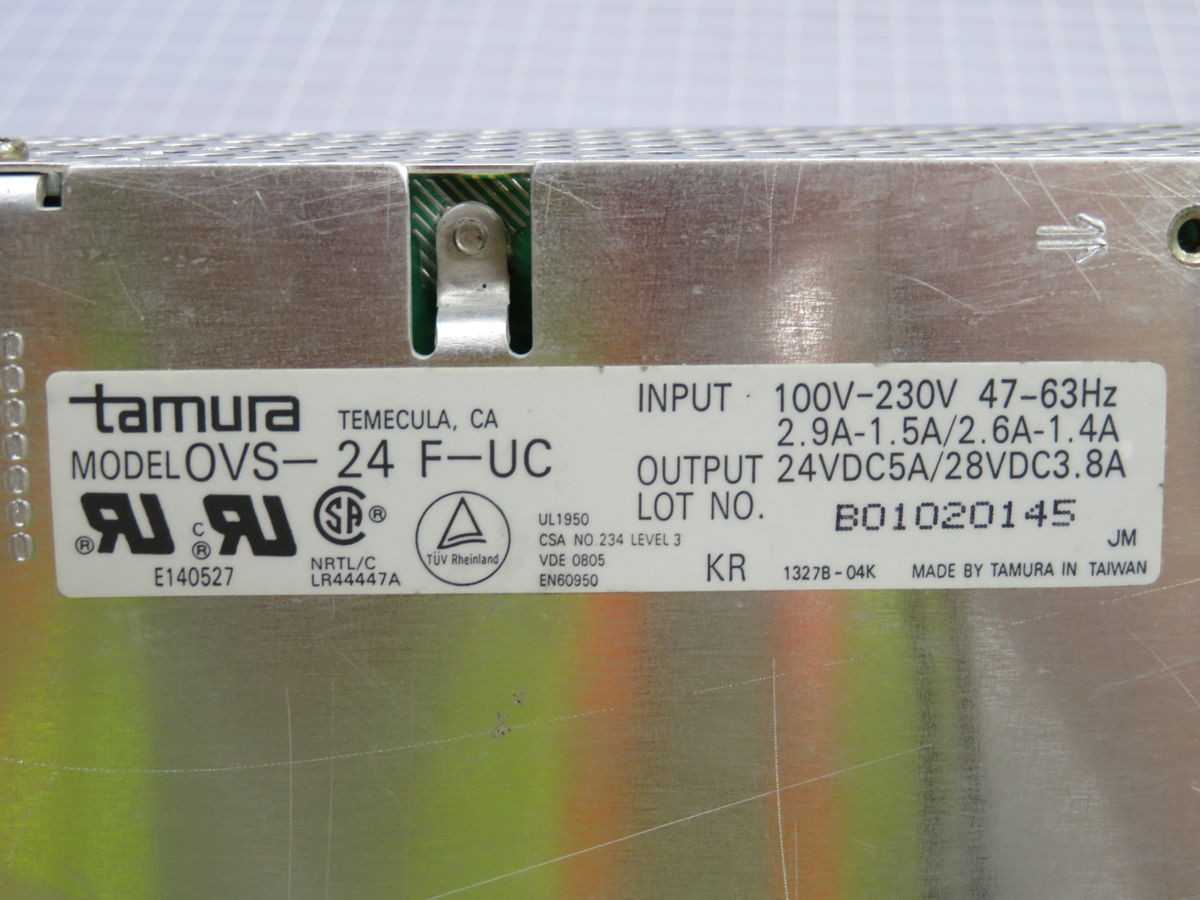 TAMURA OVS- 24 F-UC POWER SUPPLY T247663 - POWER SUPPLIES