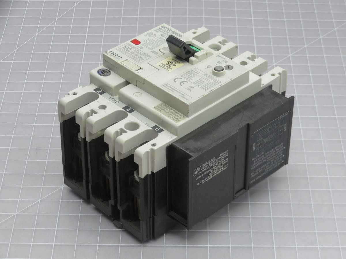 Mitsubishi NV100-HRU MCCB With Embedded Earth Leakage Protection T208 - CIRCUIT BREAKERS